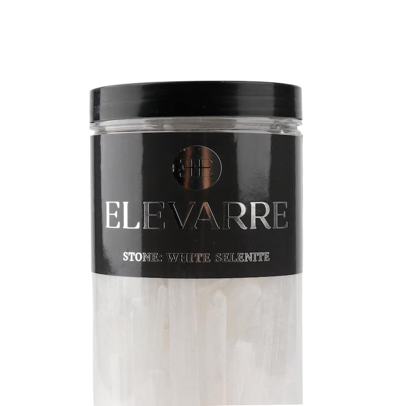 Elegant Resin Selenite Raw Stone Filler - 8" - 8.0"