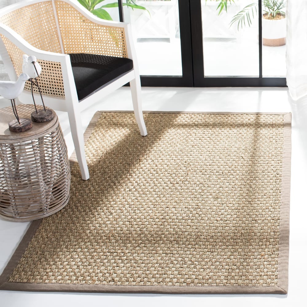 SAFAVIEH Natural Fiber Zymryd Basketweave Seagrass Rug