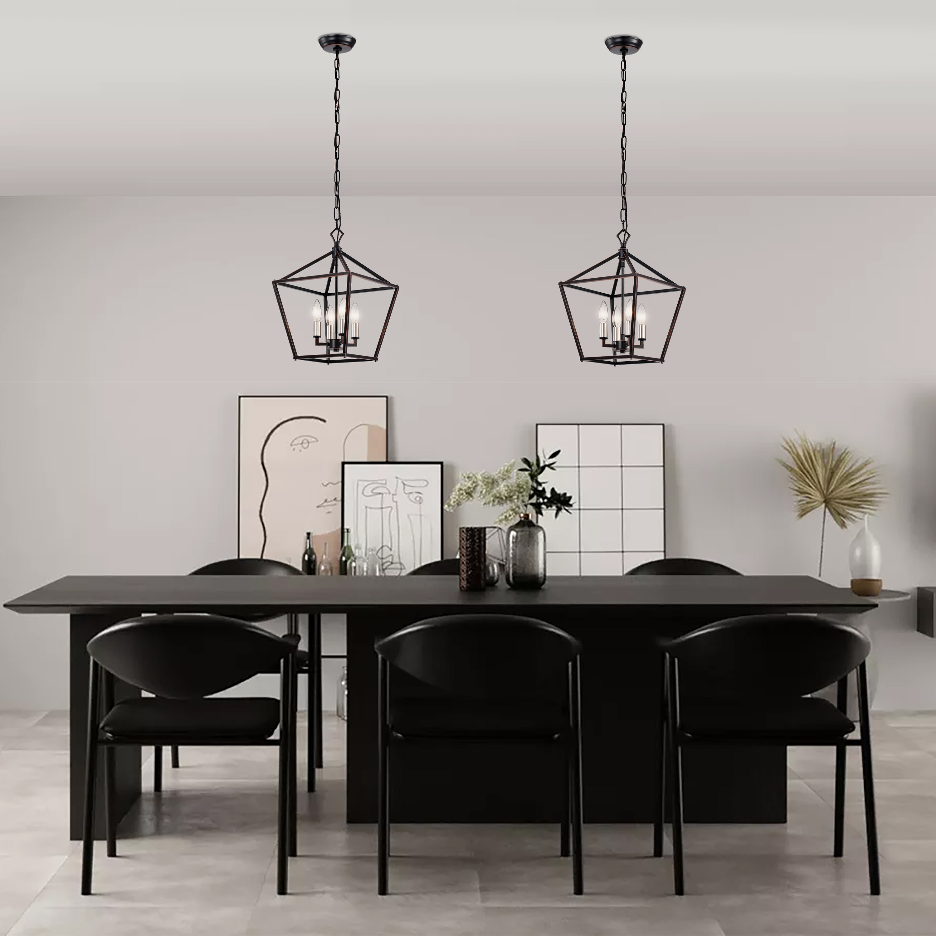 Oil rubbed bronze lantern pendant light cheap