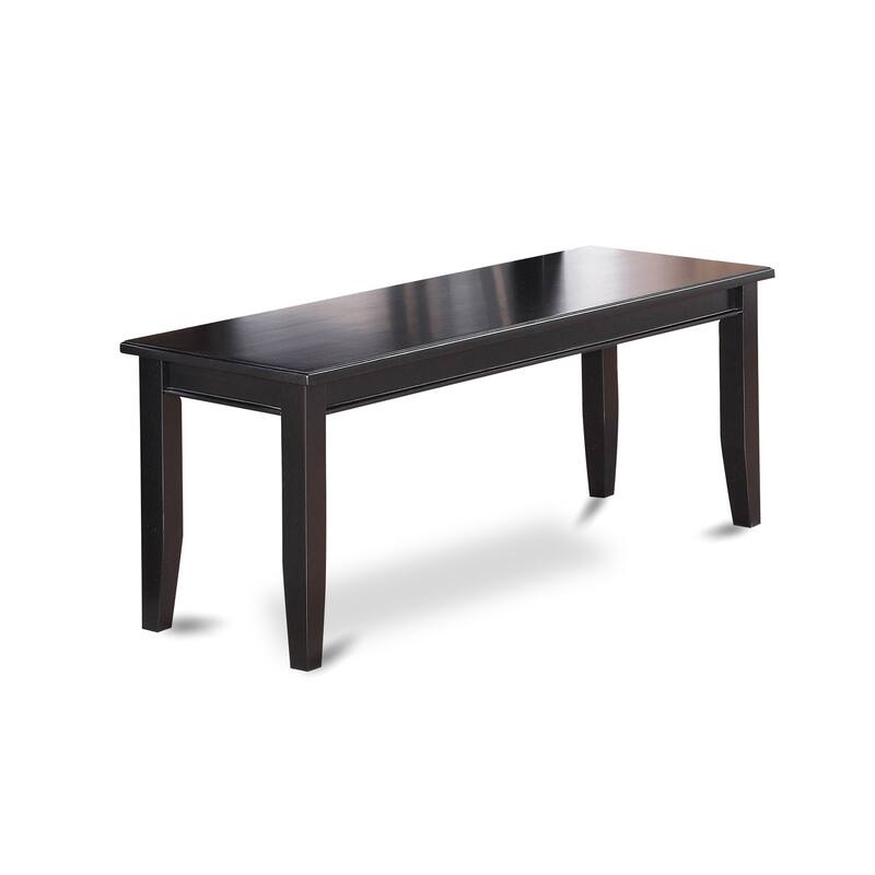 Contemporary Dining Set - Table & 4 Chairs with Bench - Chic Dinette Set