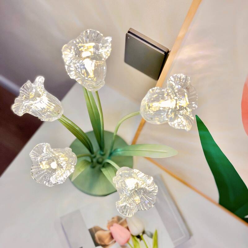 Bell Orchid Flower Table Lamp