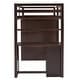 preview thumbnail 41 of 82, Solid Wood Loft Bed with Desk, Drawers, Shelves & Wardrobe