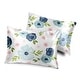 preview thumbnail 1 of 4, Sweet Jojo Designs Navy Blue Boho Floral Girl Decorative Satin Pillowcases - 2 Pack Set - Bohemian, Shabby Chic Watercolor, Rose