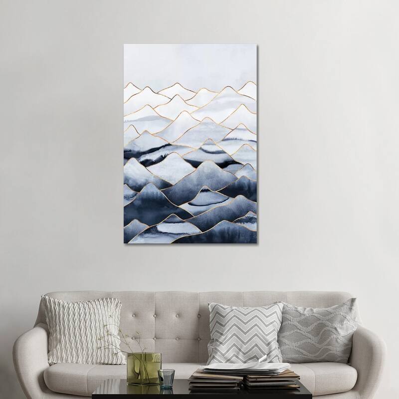 iCanvas "Mountains I" by Elisabeth Fredriksson Canvas Print - 48x32x1.5