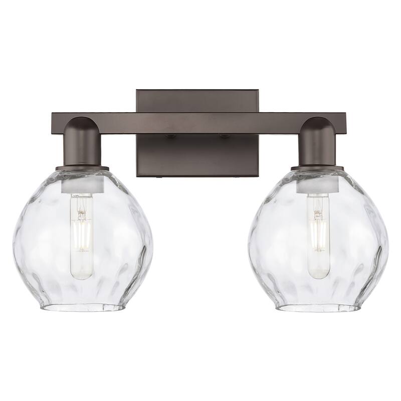 Innovations Lighting Endless Possibilities Arcadia - Waverly - 2 Light 17" Bath Vanity Light - Oil Rubbed Bronze