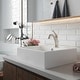 preview thumbnail 4 of 28, Kraus 3-in-1 Set White Square Ceramic Vessel Sink Arlo Faucet w/ Drain