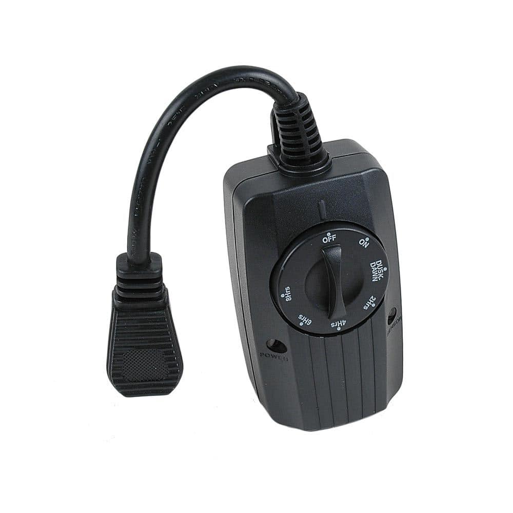 OT-8 Outdoor Timer, Outdoor String Light Christmas Timer, Dawn/Dusk Photo Cell