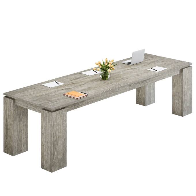 7FT Extra Long Conference Table, Modern Office Meeting Room Table