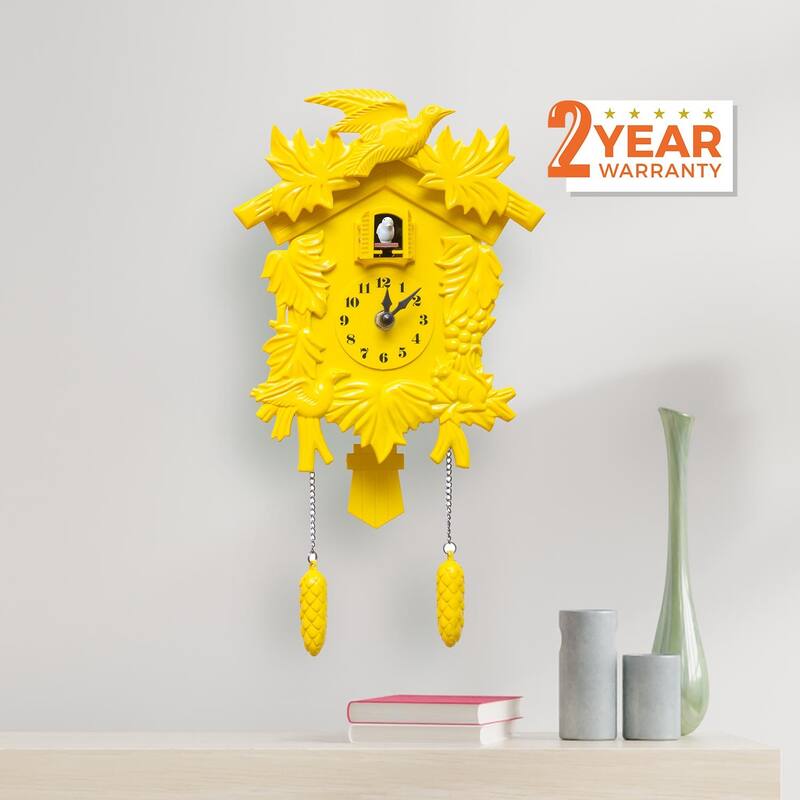 Walplus Yellow Cuckoo Clock DIY Art Home Decoration Home Decor Idea