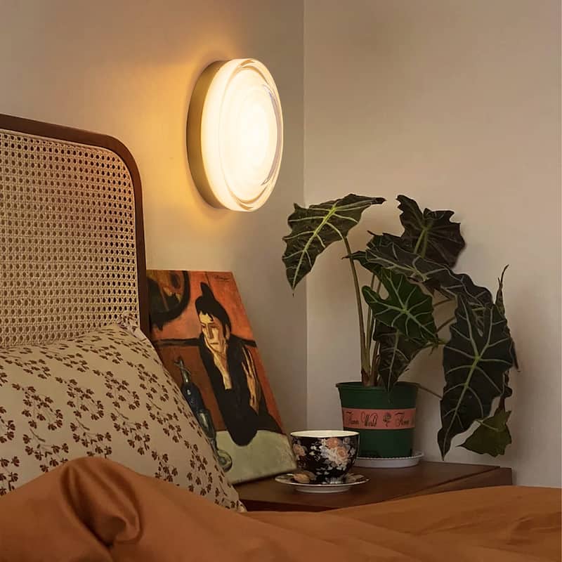 Modern Gold 1-Light Integrated LED Flush Mount Ceiling Light