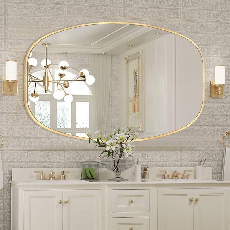 Oval Wall Mirror Bathroom Mirror for Over Sink