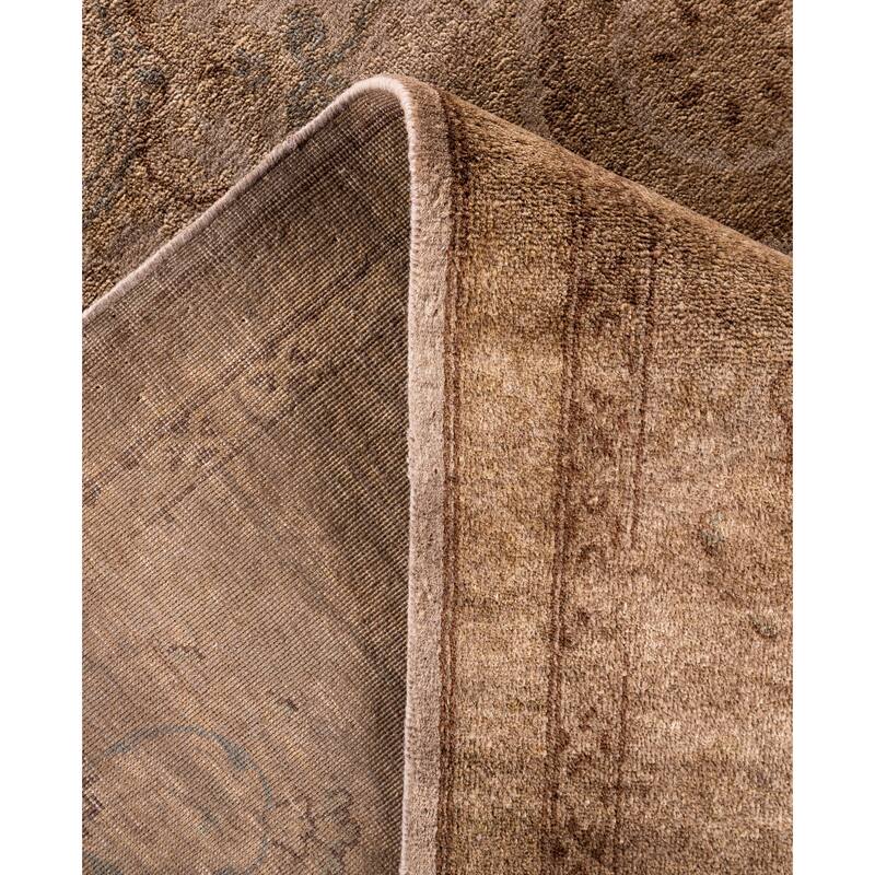 Overdyed One-of-a-Kind Hand-Knotted Area Rug - Beige - 8' 1" x 10' 5"