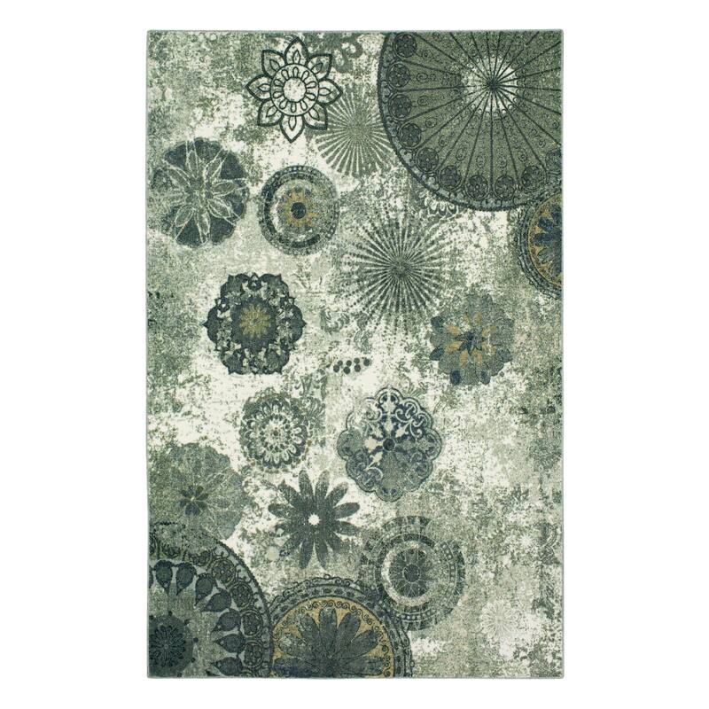Porch & Den Bexley Floral Medallion Area Rug