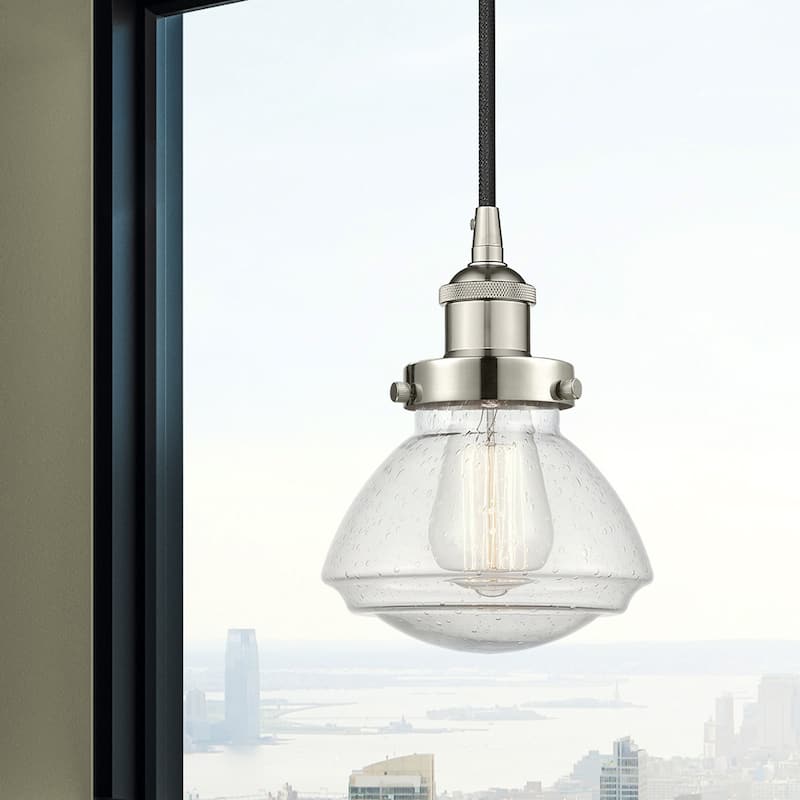 Innovations Lighting 616-1PH-9-7 Olean Pendant Olean 7" Wide Mini