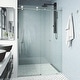 preview thumbnail 54 of 57, VIGO Elan E-class Shower Door with Clear Glass 3L x 52W x 76H - Stainless Steel