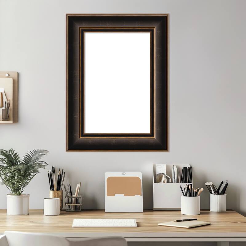 Amanti Art Villa Oil Rubbed Bronze Framed Dry Erase Magnetic Board
