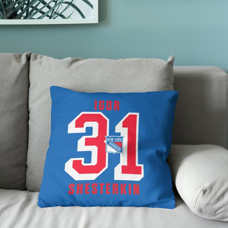 NHL Player 18 Inch Throw Pillow