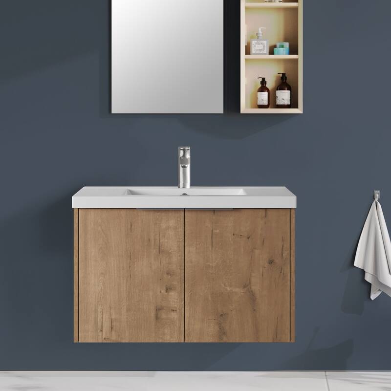Topcraft Wall Mount Bathroom Cabinet with Sink