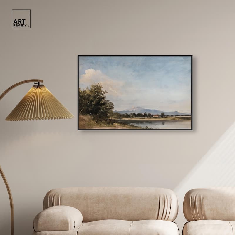 Hilltop Tower View III Canvas by Art Remedy