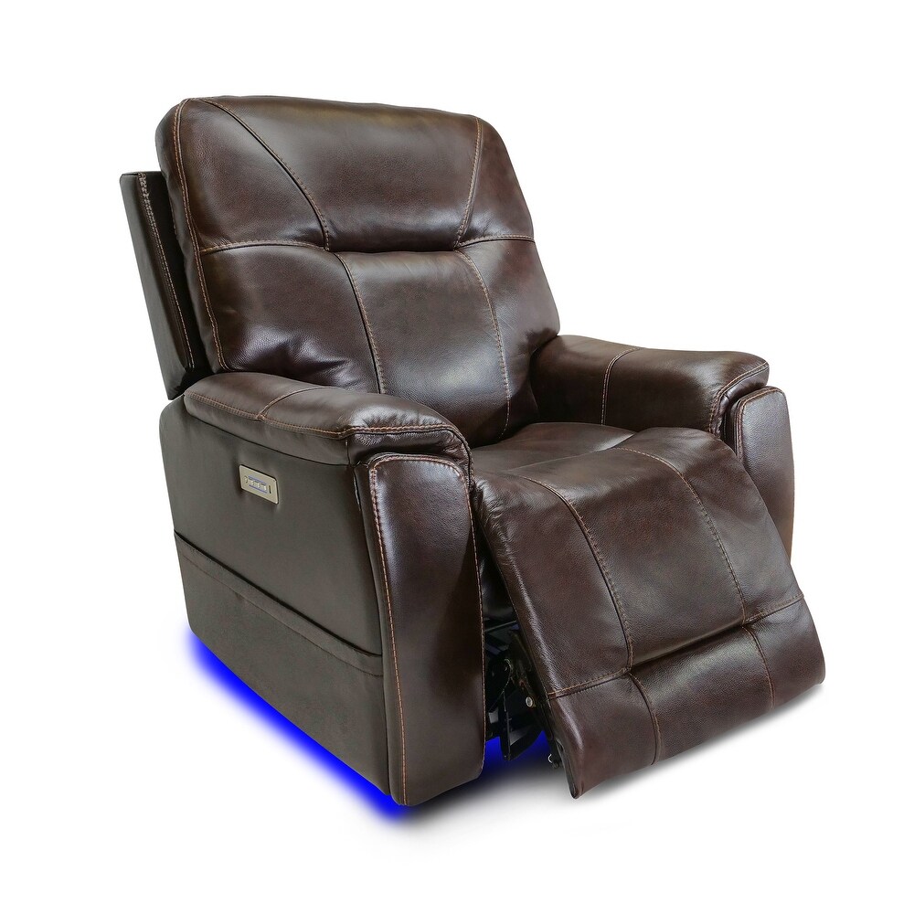 Visco Therapy Hinton Single Rocking Recliner Chair in Brown 