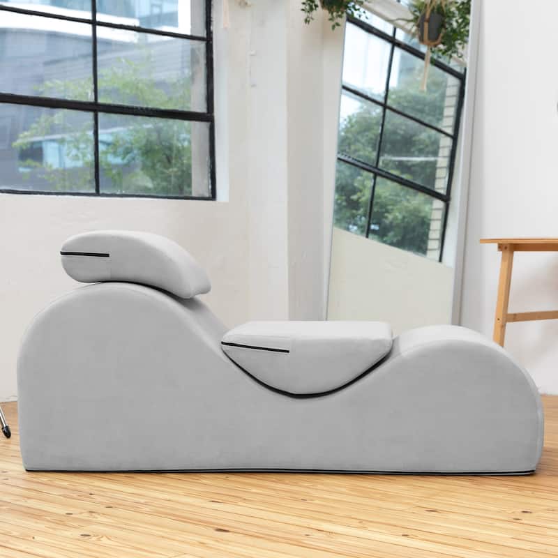 Avana Luvu Lounger - Chaise Lounge Chair for Yoga, Exercise, Stretching, Massage and More - High Density Foam Core