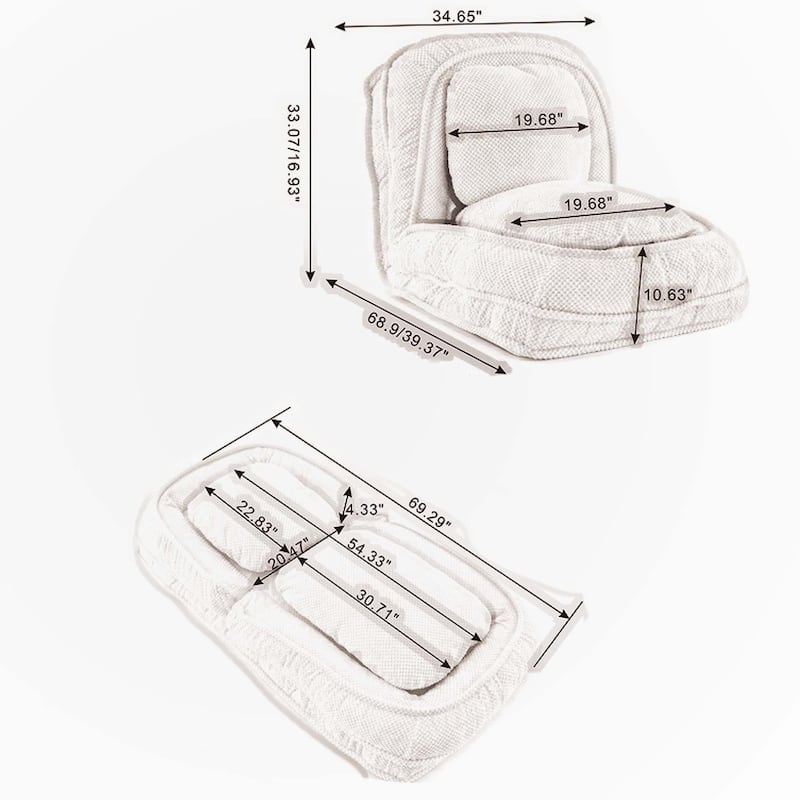 5 Adjustable Position Lazy Sofa