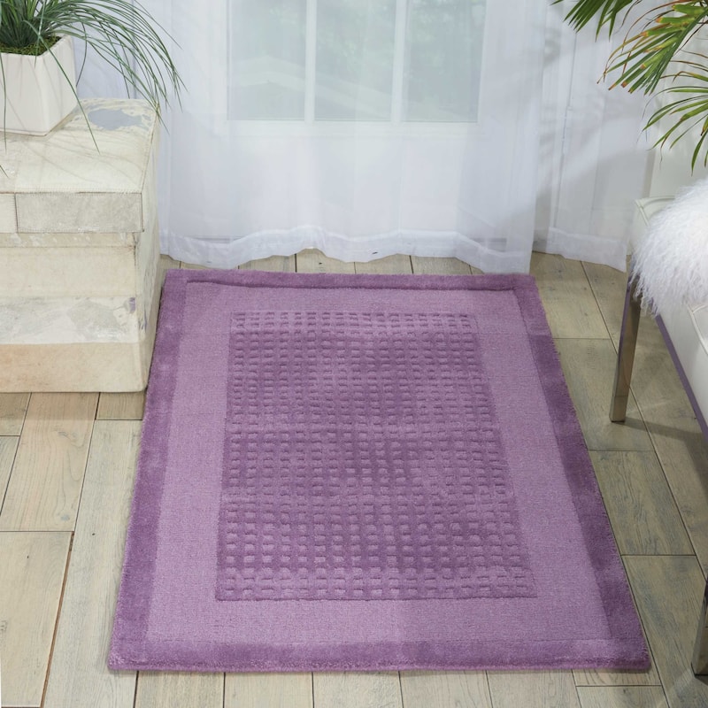 Nourison Hand-tufted Westport Solid Wool Area Rug