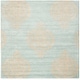 preview thumbnail 10 of 11, SAFAVIEH Handmade Soho Blue and Beige New Zealand Wool Rug 6' Square - Blue/Beige - Square