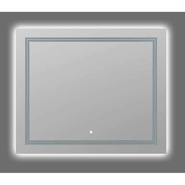 AQUADOM Soho 36" Led Lighted Mirror for Bathroom Defogger, Backlit and Front-Lit - 36"x30"x1"
