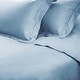 preview thumbnail 24 of 80, Superior Egyptian Cotton 650 Thread Count Solid Duvet Cover Set Baby Blue - California King