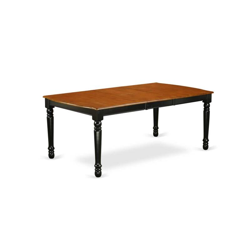 Dining Table Set 7 Piece Wood Chairs Kitchen Table Dover Table Black Cherry Finish