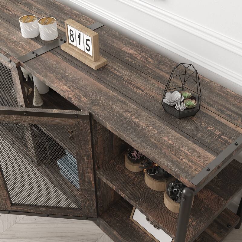 TV Stand Farmhouse Entertainment Center for 65" TV