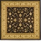 preview thumbnail 25 of 24, SAFAVIEH Lyndhurst Jausma Traditional Oriental Rug 6' x 6' Square - Black/Ivory