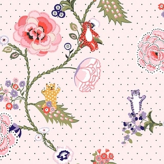 Cath Kidston Catnip Pink Wallpaper