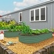 preview thumbnail 19 of 34, Outsunny 2PCS Galvanized Raised Garden Bed, Raised Beds for Gardening with Plant Support Stakes and Rubber Strap Edging Green