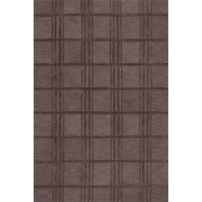 Mallory Plaid Wool Area Rug