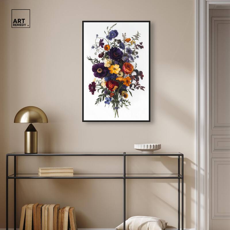 Regal Rose Riot III Canvas by Art Remedy