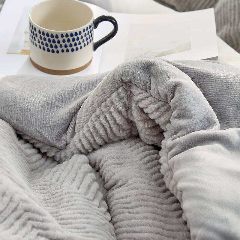 Peak of Cozy - Coma Inducer® Oversized Comforter Set - Steeple Gray