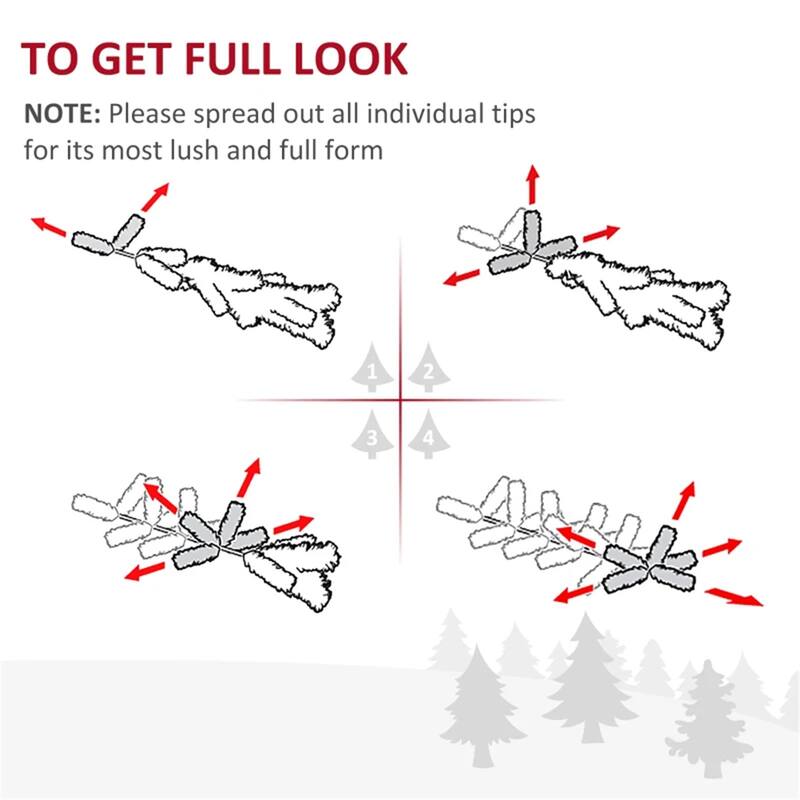 7 Foot Artificial Pencil Christmas Tree Unlit 499 Tips Slim Plastic Easy Assembly Flame Retardant Holiday Decor