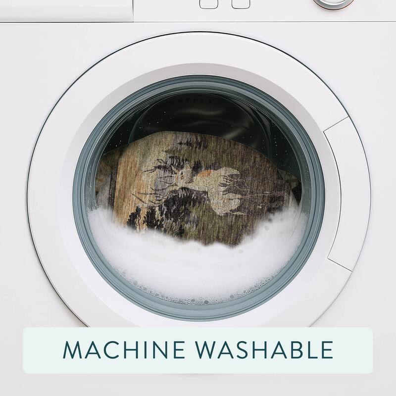 Machine Washable Indoor/ Outdoor Lodge Impressions Chantille Rug