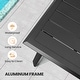 preview thumbnail 7 of 31, Pellebant Outdoor Aluminum Dining Table with Umbrella Hole for 6-8 Person