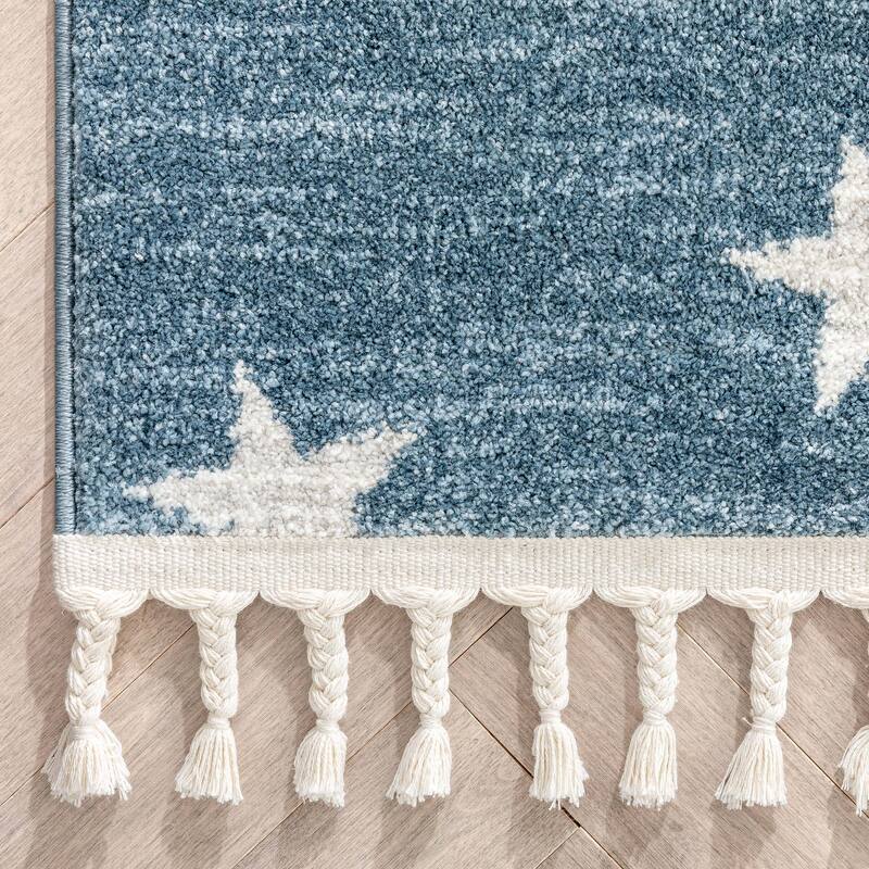 Well Woven Kennedy Stars Plush Area Rug