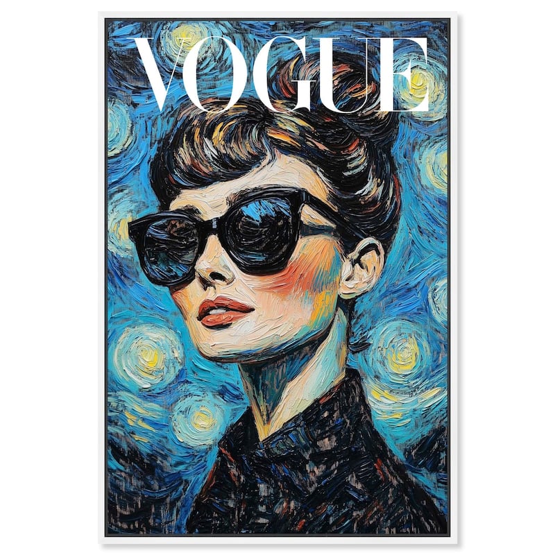 Starry Night Icon Canvas by Art Remedy - White - 10" x 15"