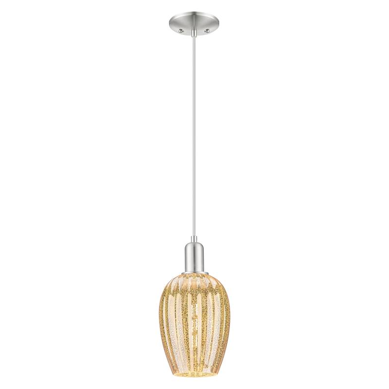 Innovations Lighting 716-1S-G457-6ME Preston 6" Wide Mini Pendant with