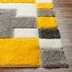 preview thumbnail 6 of 10, Livabliss Bologna Colorblock Geometric Plush Area Rug