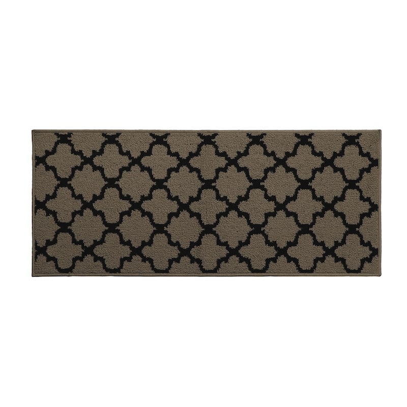Wool Effect Arabesque Kitchen Mat