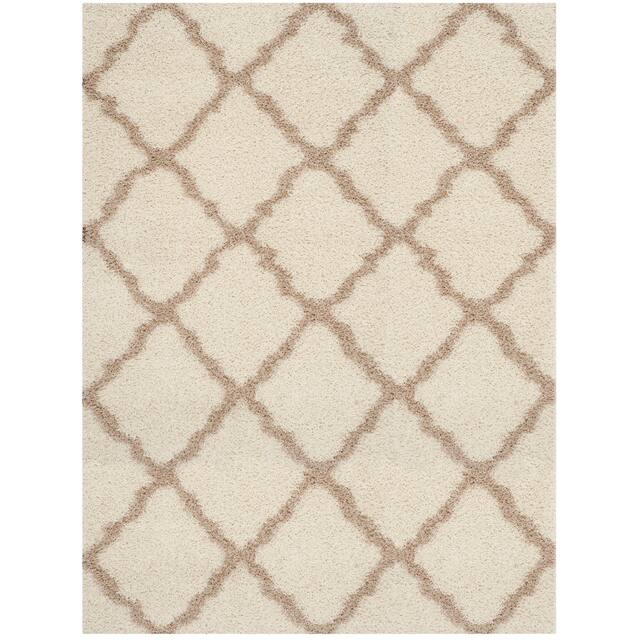 SAFAVIEH Dallas Shag Giusy Trellis 1.5-inch Thick Rug