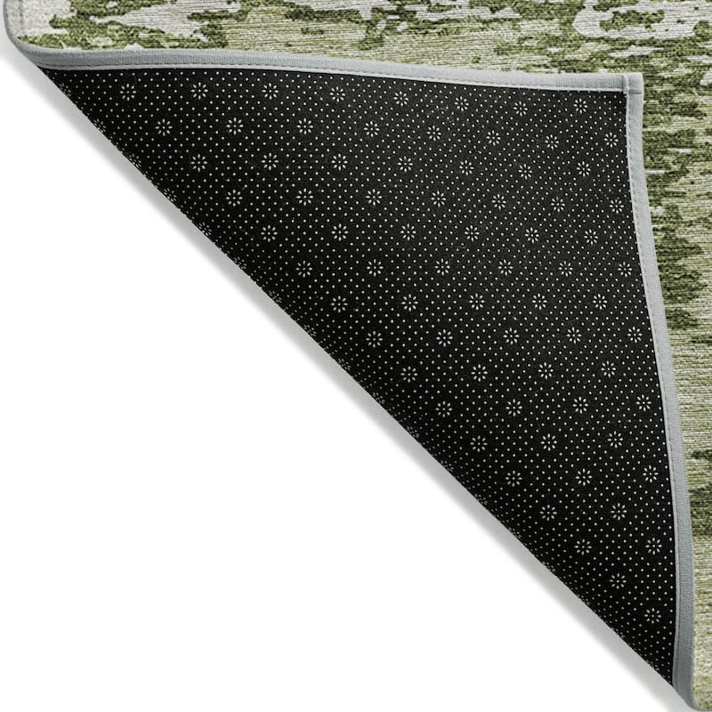 HomeRoots Abstract Transitional Rectangle Outdoor Rug