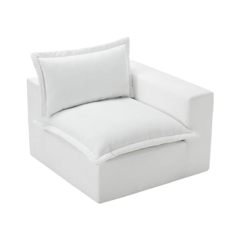 147.9'' W U-Shaped Modular Sectional Sofa Comfy Cloud Couch Chenille Sofa