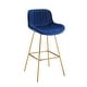 preview thumbnail 23 of 31, Art Leon Modern Swivel Velvet Barstool (Set of 2)